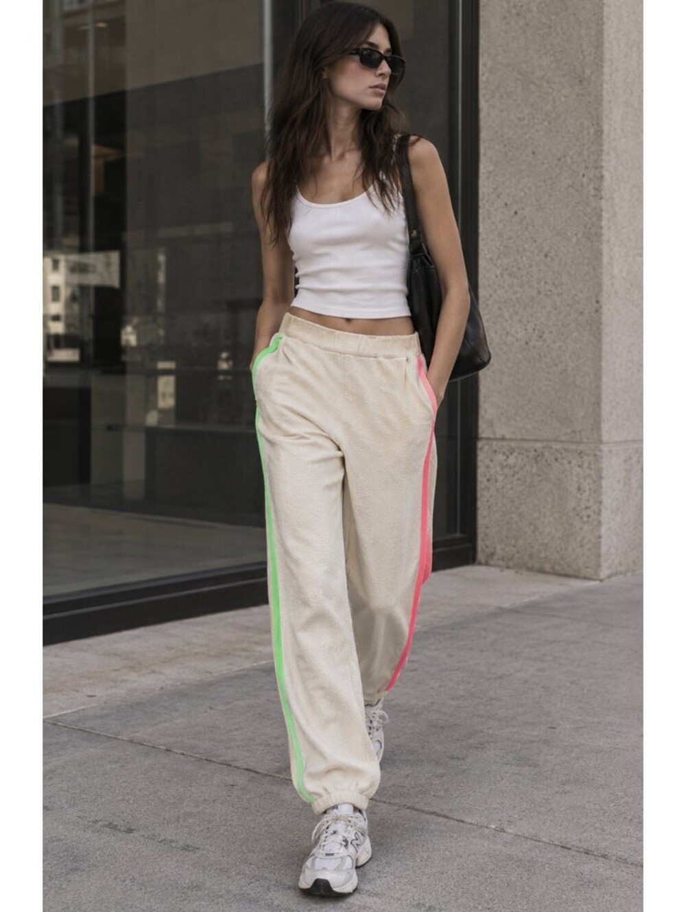 Sundry Contrast Piping Lounge Pants